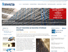 Tablet Screenshot of invictapalletracking.co.uk